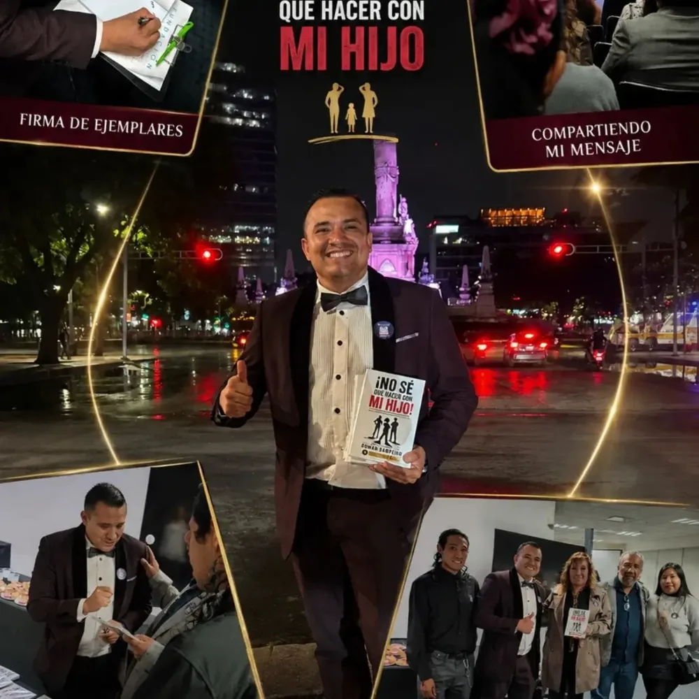 Presentación del libro en Paseo de la Reforma, Ciudad de México